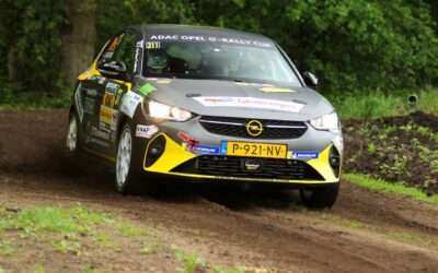 Prachtige derde plaats voor Jari van Hoof in ADAC Opel e-Rally Cup bij ELE Rally